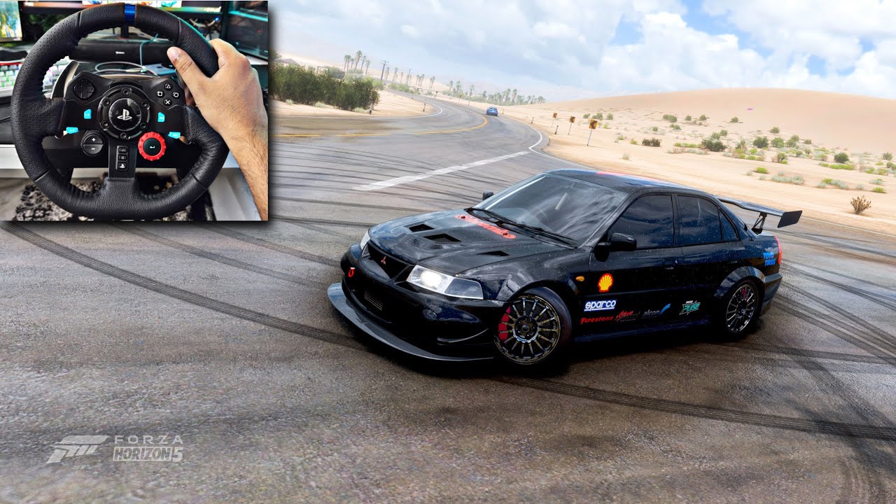 Mitsubishi Lancer GSR 844HP Forza Horizon 5 Logitech G29 Gameplay