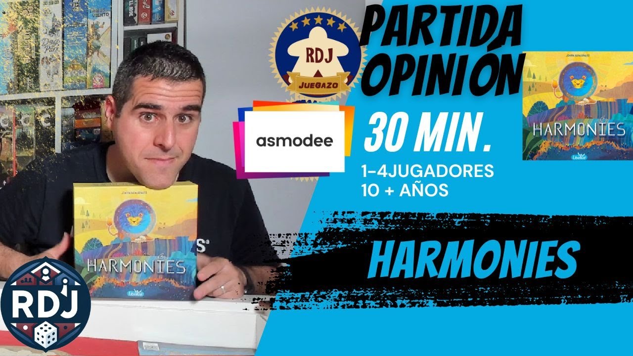 HARMONIES Partida y Opinión a 2 jugadores (RDJ)