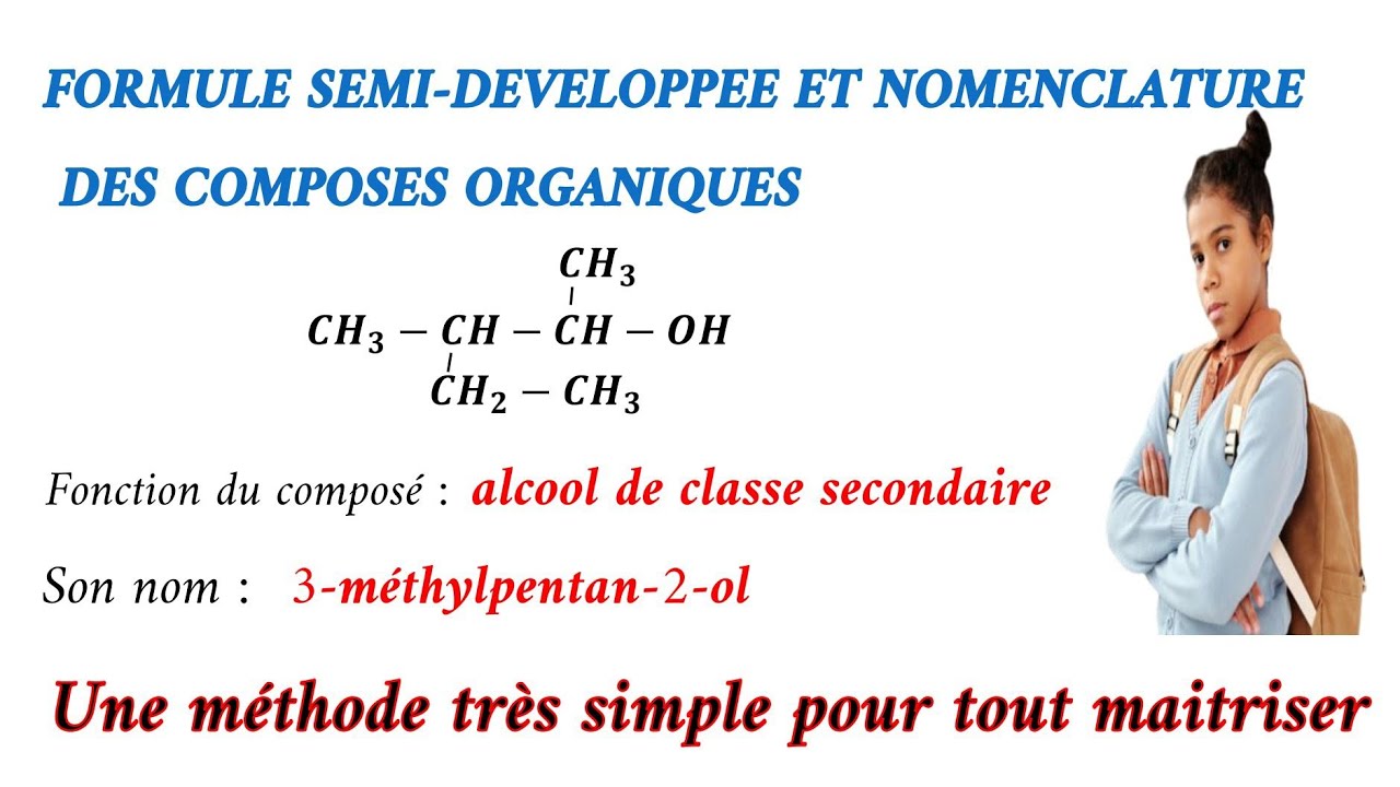 CHIMIE ORGANIQUE EN TS,CE QU'IL FAUT MAÎTRISER