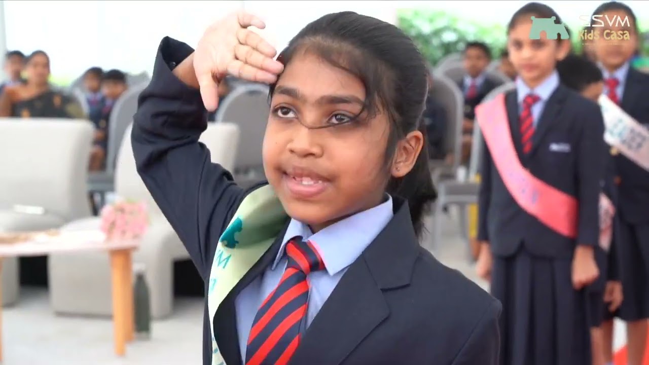 Investiture Ceremony | SSVM Kids Casa Campus 2 | With Dr. Manimekalai Mohan