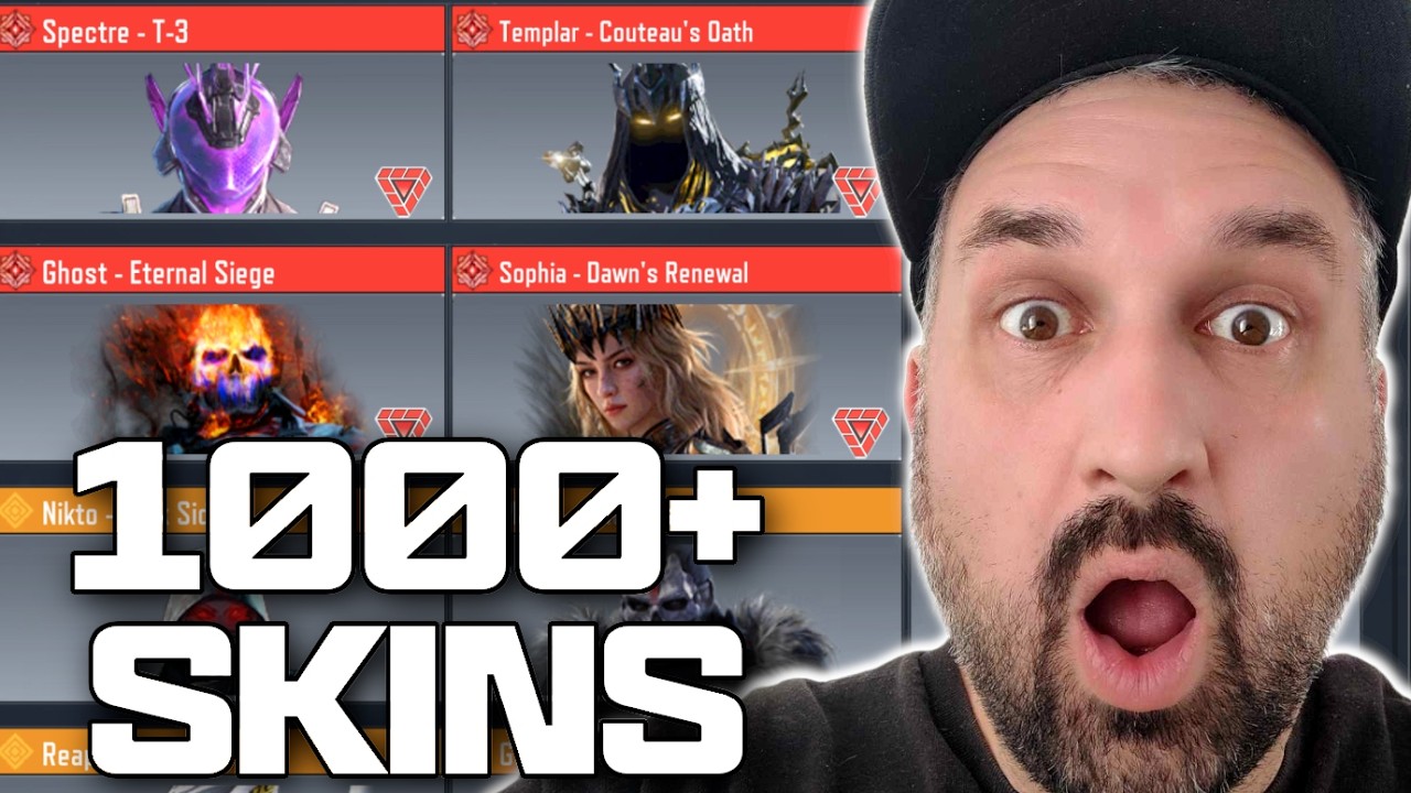 Я собрал более 1000 скинов в CoD Mobile!