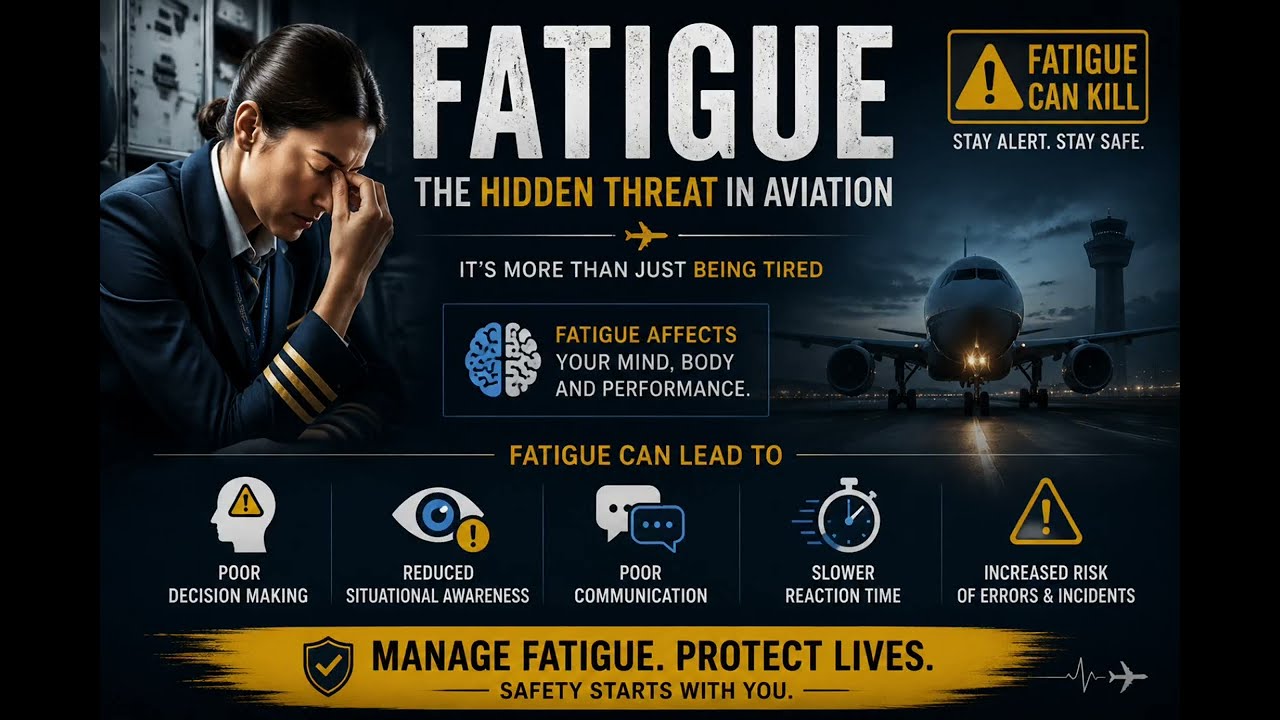Crew Fatigue: The Hidden Threat to Aviation Safety | Aviation Psychology Explained @Mindsetguidance 