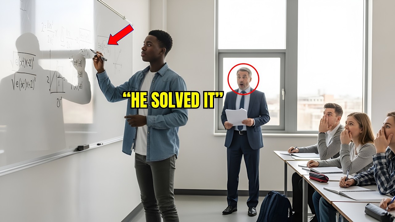 Class Laughed at the “Slacker” — Then He Solved What the Professor Couldn’t