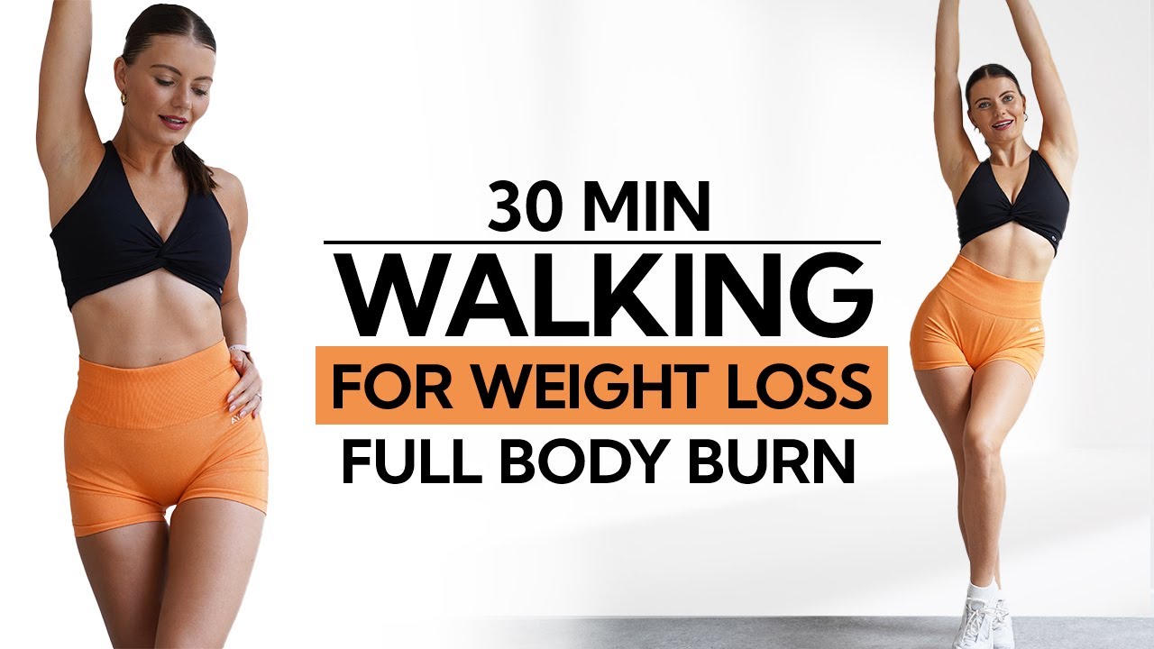 30 MIN METABOLIC WALKING EXERCISES FOR WEIGHT LOSS- No Jumping | Standing | Walk at Home