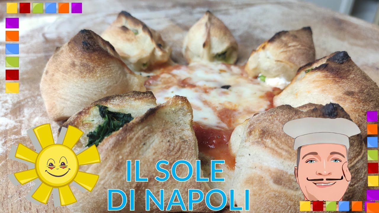 PIZZA NAPOLETANA 🌞IL SOLE DI NAPOLI🍕 FATTA IN CASA  - HOMEMADE PIZZA 'IL SOLE DI NAPOLI'.