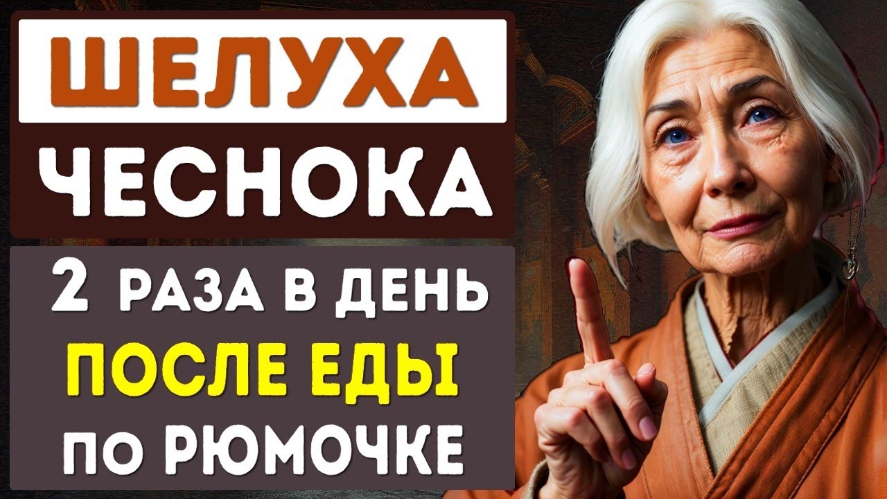ПЬЮ и ОЖИВАЮ! Чесночная шелуха – СПАСЕНИЕ нашей семьи. Запустили ОМОЛОЖЕНИЕ и ИСЦЕЛЕНИЕ организма.