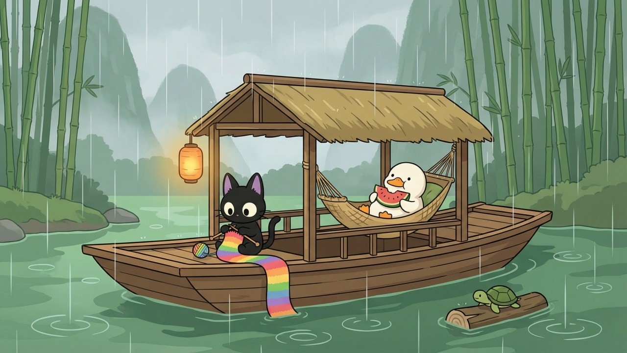Your heart deserves some peace. 🌿 Cozy Rain Lo-fi for Study, Focus, Relax