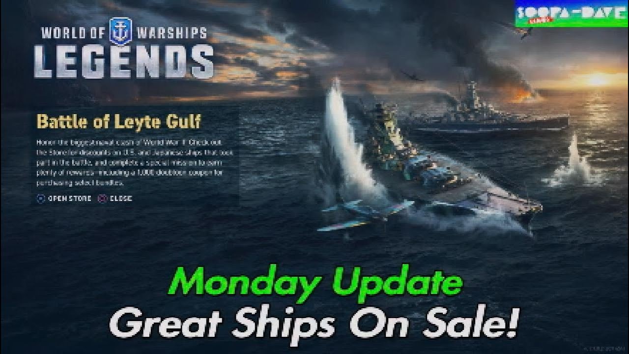 Monday Update Battle Of Leyte Gulf World Of Warships Legends