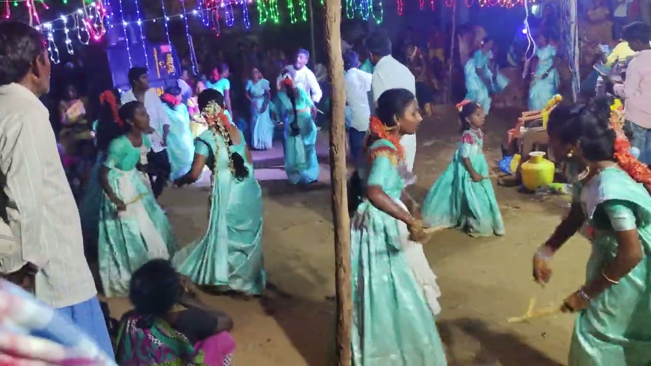 కోలాటం ప్రోగ్రాం నాయునిపల్లి  గ్రామం కాశినాయన మండలం