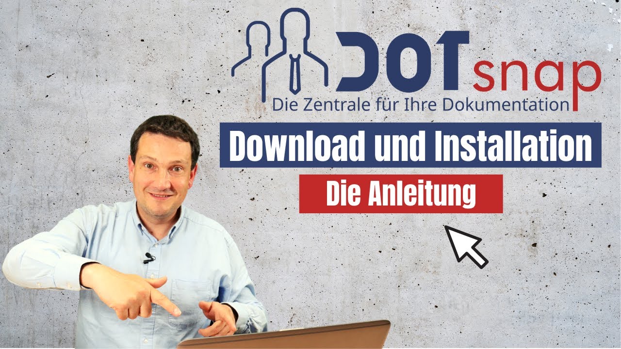 Installation von DOTsnap auf einem Einzelplatzsystem