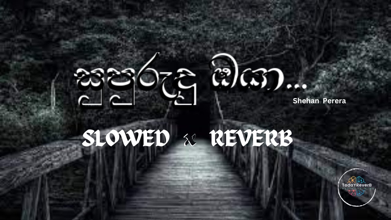 Supurudu Oya(හොද බොරු ඔයා කිව්වේ මං රවටලා)Slowed Reverb TodaYReverb.LK#manoparakata#slowedandreverb