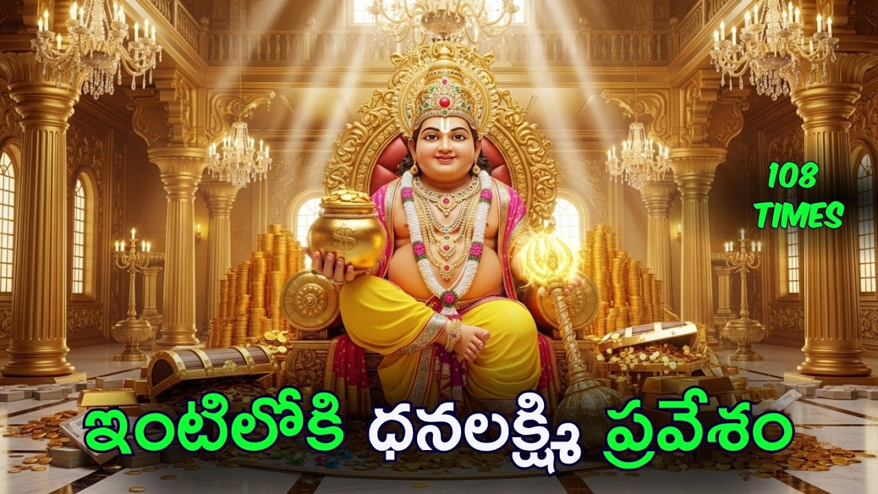 🌟 Kubera Ashta Lakshmi Mantra | 108 Times Wealth Chant | Attract Money, Prosperity & Good Fortune 🌟