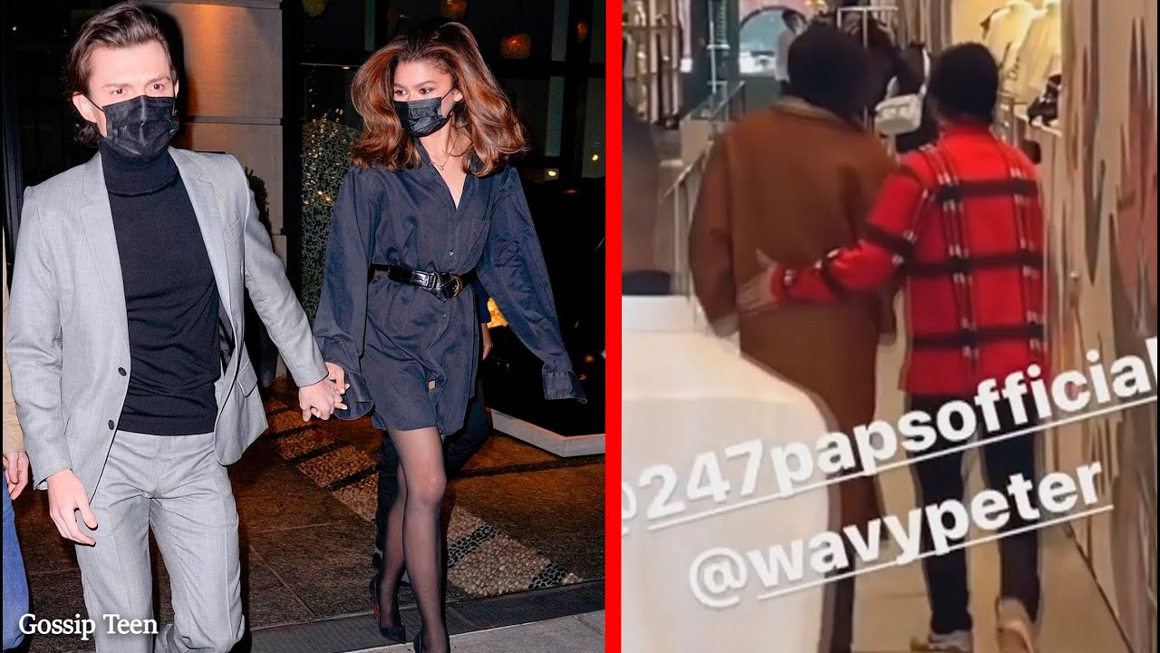 Tom Holland Toma De La Cintura A Zendaya Mientras Lo Acompaña A Nueva York