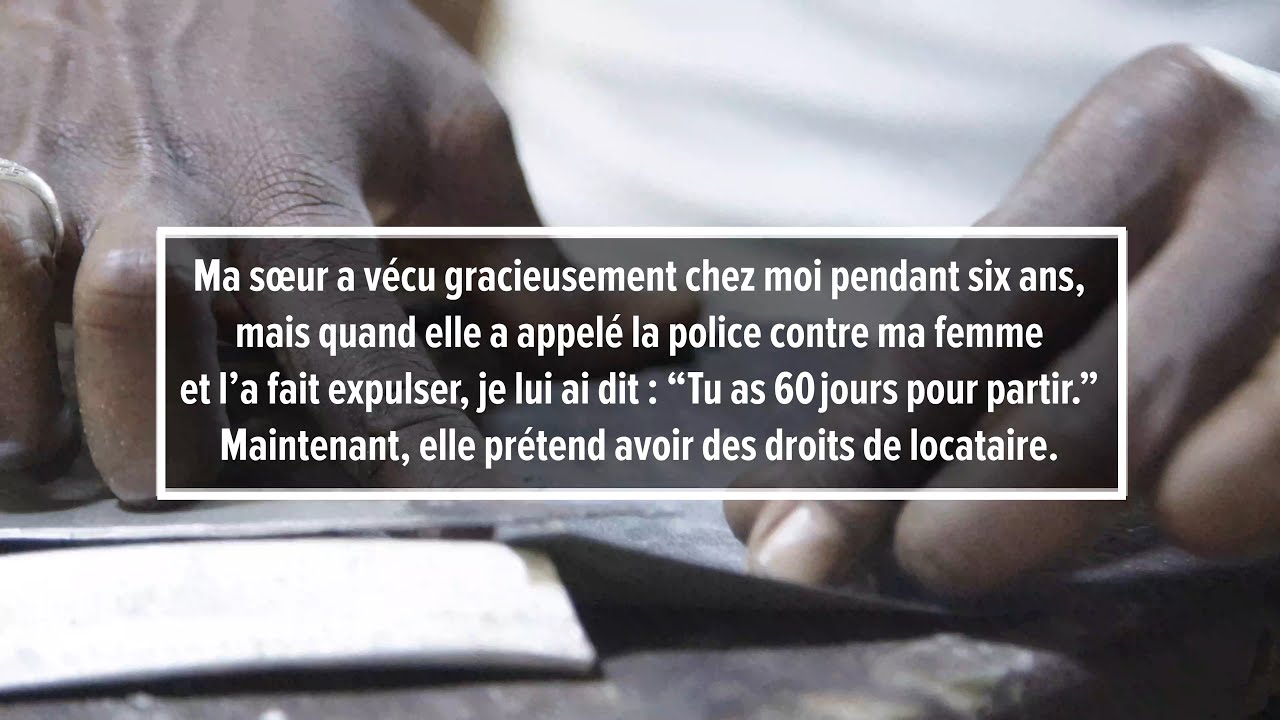 Ma sœur a vécu gracieusement chez moi pendant six ans.