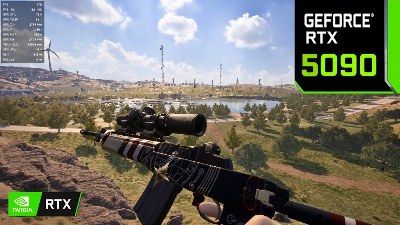 PUBG : RTX 5090 - i9 14900K - 128GB RAM ( 4K Maximum Settings )