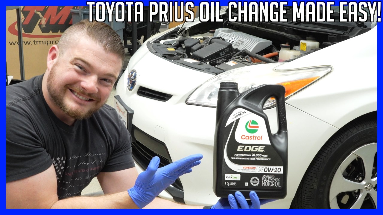 How to Change Engine Oil and Filter Toyota Prius 2010-2015 | EASY!