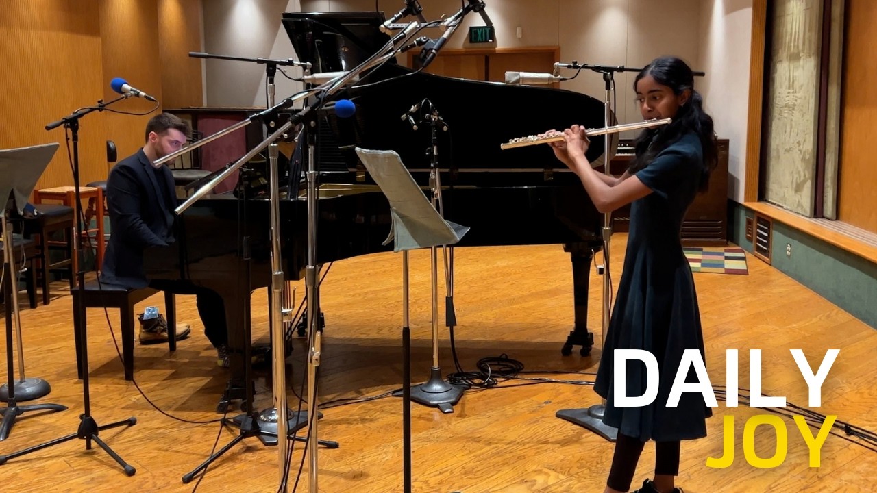 Excerpts from Fantaisie for Flute and Piano | Rashmi Chelliserry & Peter Dugan | Daily Joy