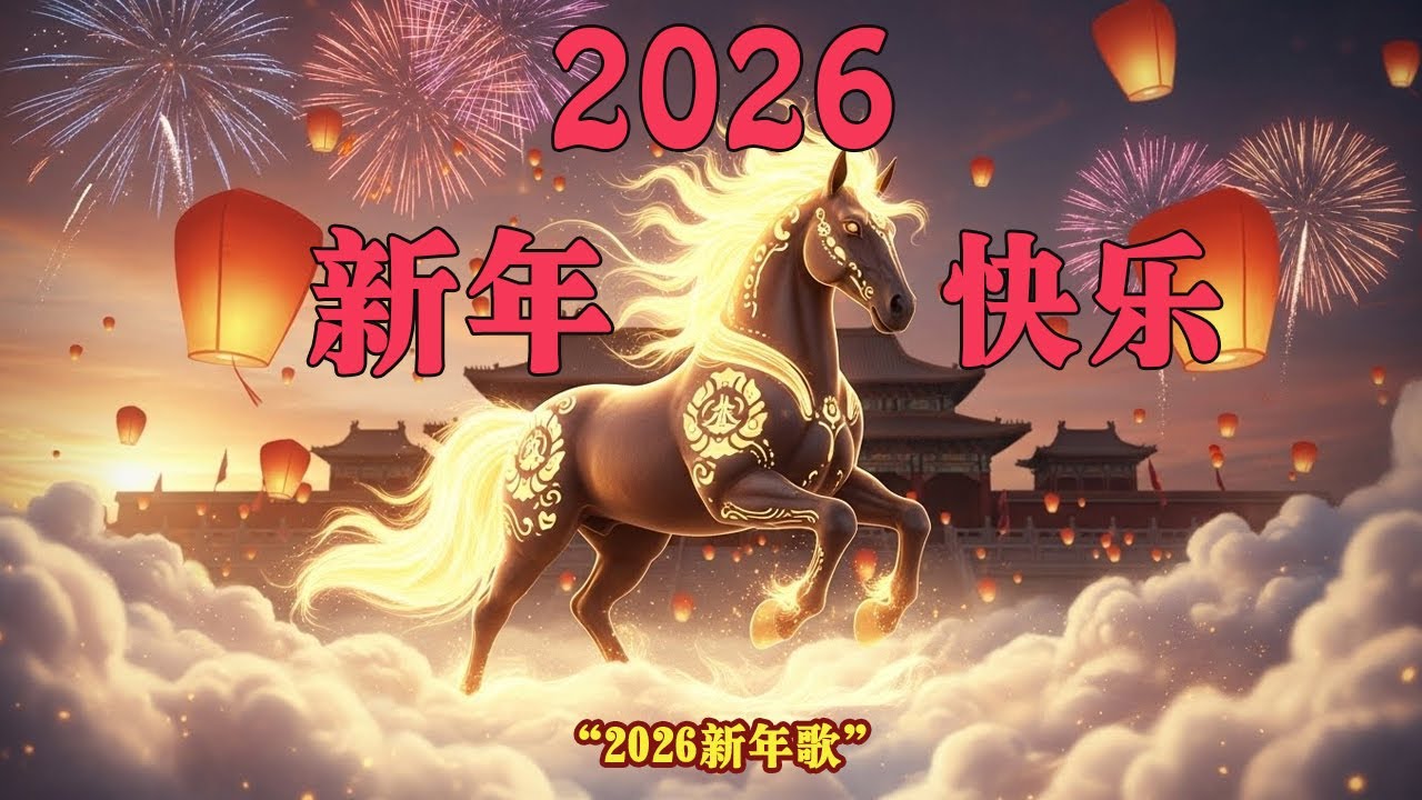 2026新年歌 🎉 马年最好听、最经典的新年歌曲合集｜喜庆过年必听