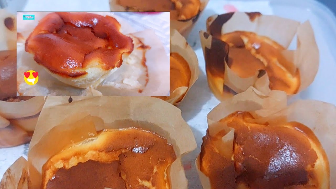 MINI BASQUE BURNT CHEESECAKE BAKED IN AIR FRYER | DESSERT CAKE | DaveMar TV epi.96