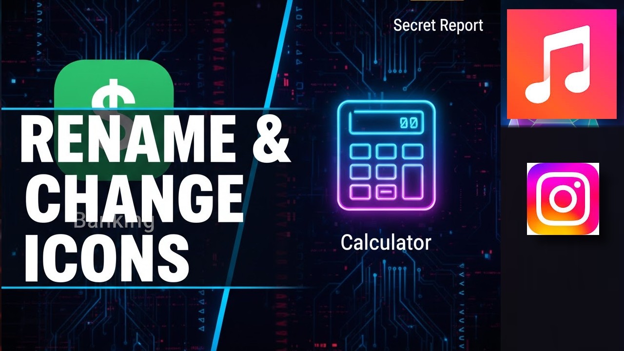 Change App Icon And Name Android