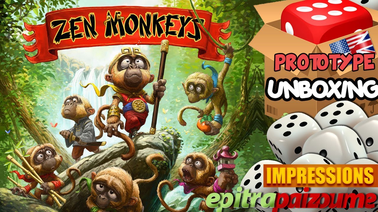 Zen Monkeys - Prototype Unboxing & Impressions (EN) by Epitrapaizoume