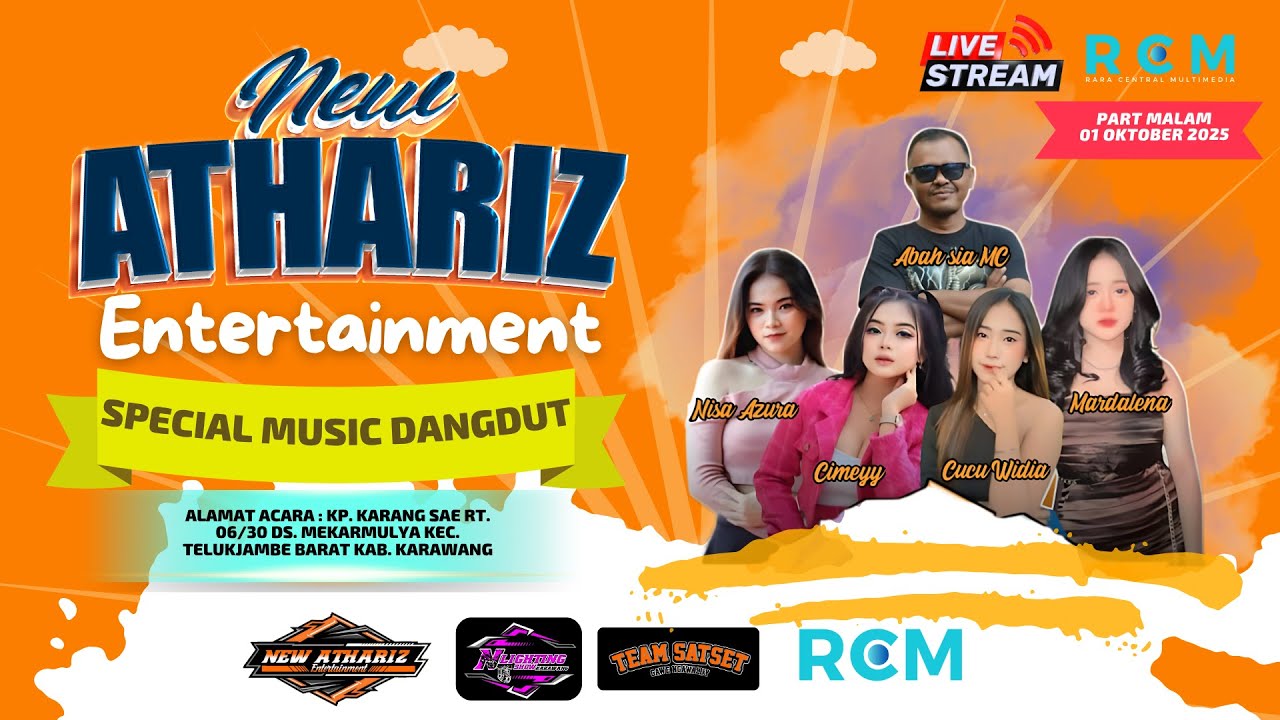 [ LIVE ] Malam NEW ATHARIZ ENTERTAINMENT | Karang Sae - Telukjambe Barat - Karawang | 01/10/2025