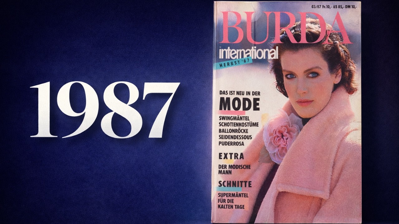 Burda International 1987 | Fall Fashion & Sewing Trends