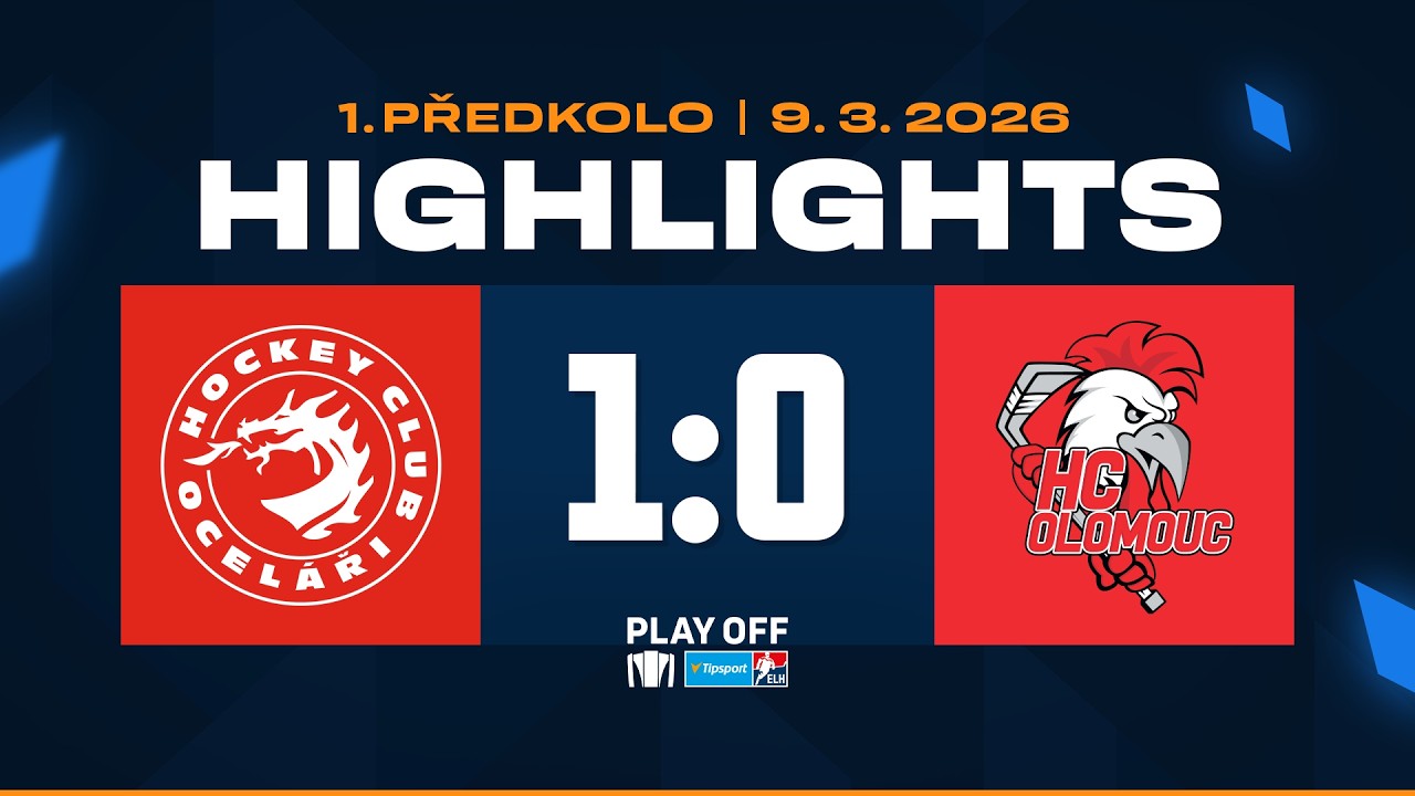 Highlights PŘ1 | HC Oceláři Třinec vs. HC Olomouc 1:0 | 09.03.2026