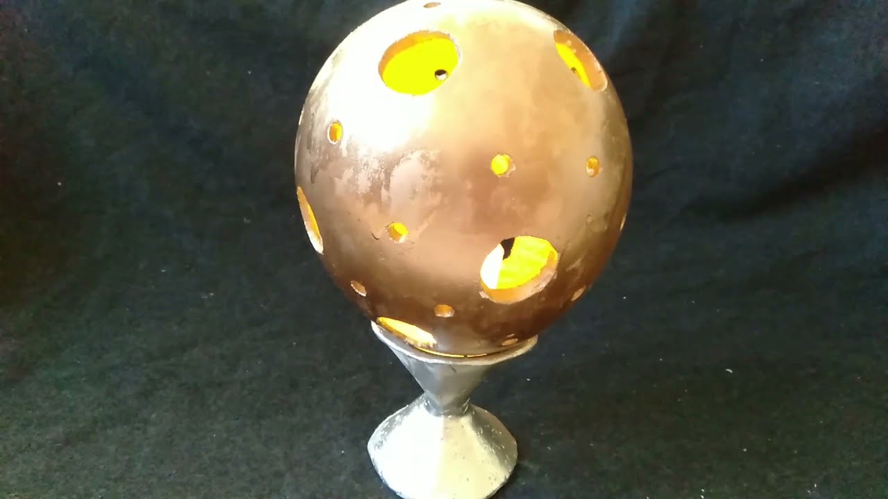 اصنع بنفسك حامل شموع لغرفتك ..ديكورات بالاسمنت .DIY..Make yourself a candle. holder for your room