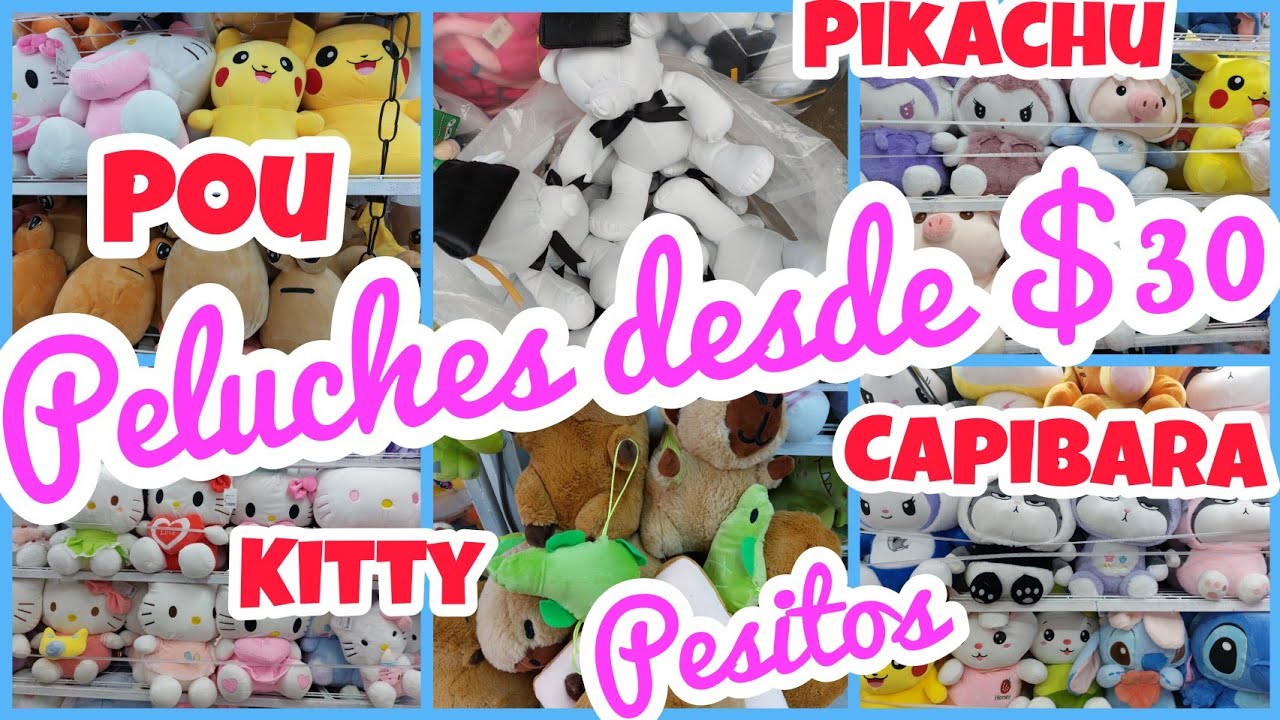 🤩LOS PELUCHES MÁS😍 BUSCADOS COMO  POU/INTENSAMENTE💕/CAPIBARA/KITTY/KUROMI/MELODY Y MUCHOS MÁS💜