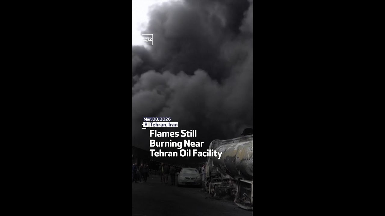 Flames Still Burning Near Tehran Oil Facility
