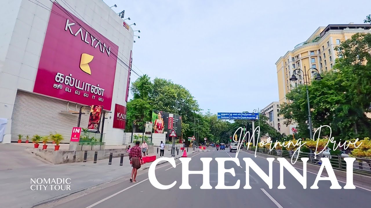 Chennai Morning Drive | Gemini Flyover [4K]