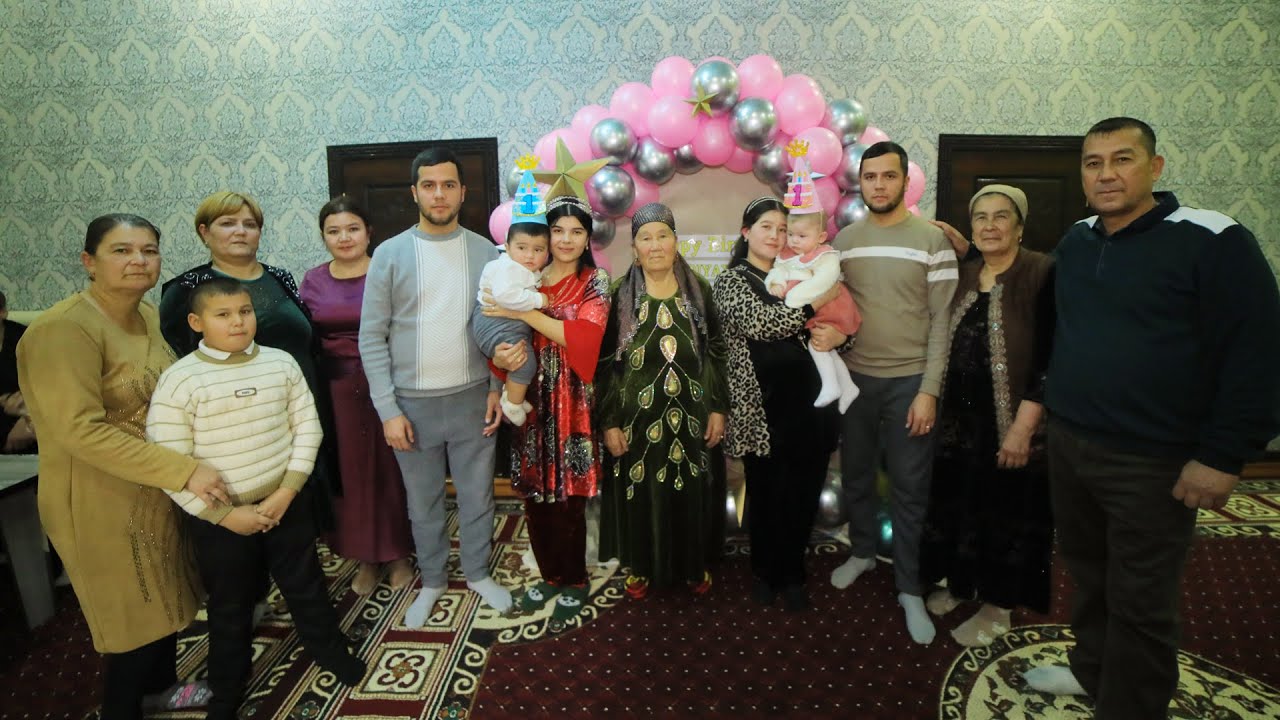 ISMOILJON BILAN SADIYAXON 1 YOSH TUGILGAN KUN.TABRIK LOYIHASI +998913910029