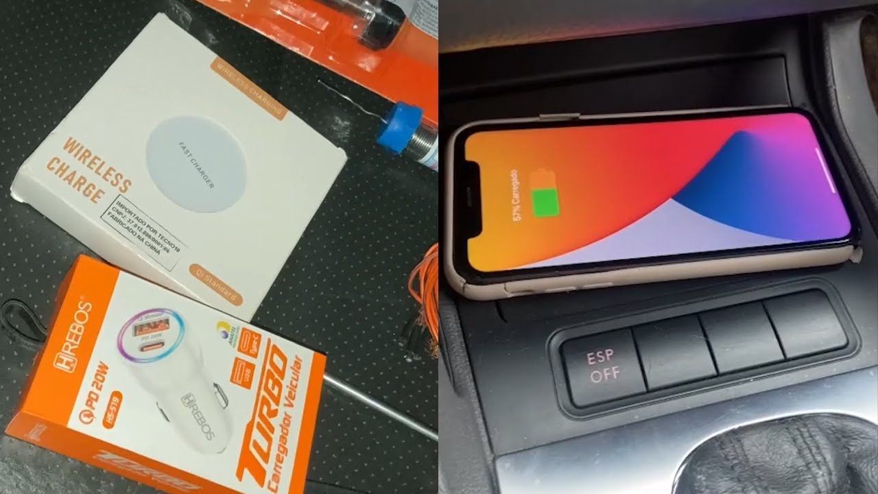 Jetta MK5 - Como fazer e instalar um carregador veicular por indução