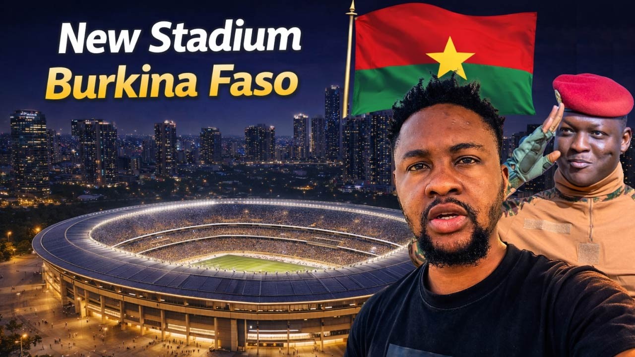 The New Burkina Faso Stadium At Night Will Shock You