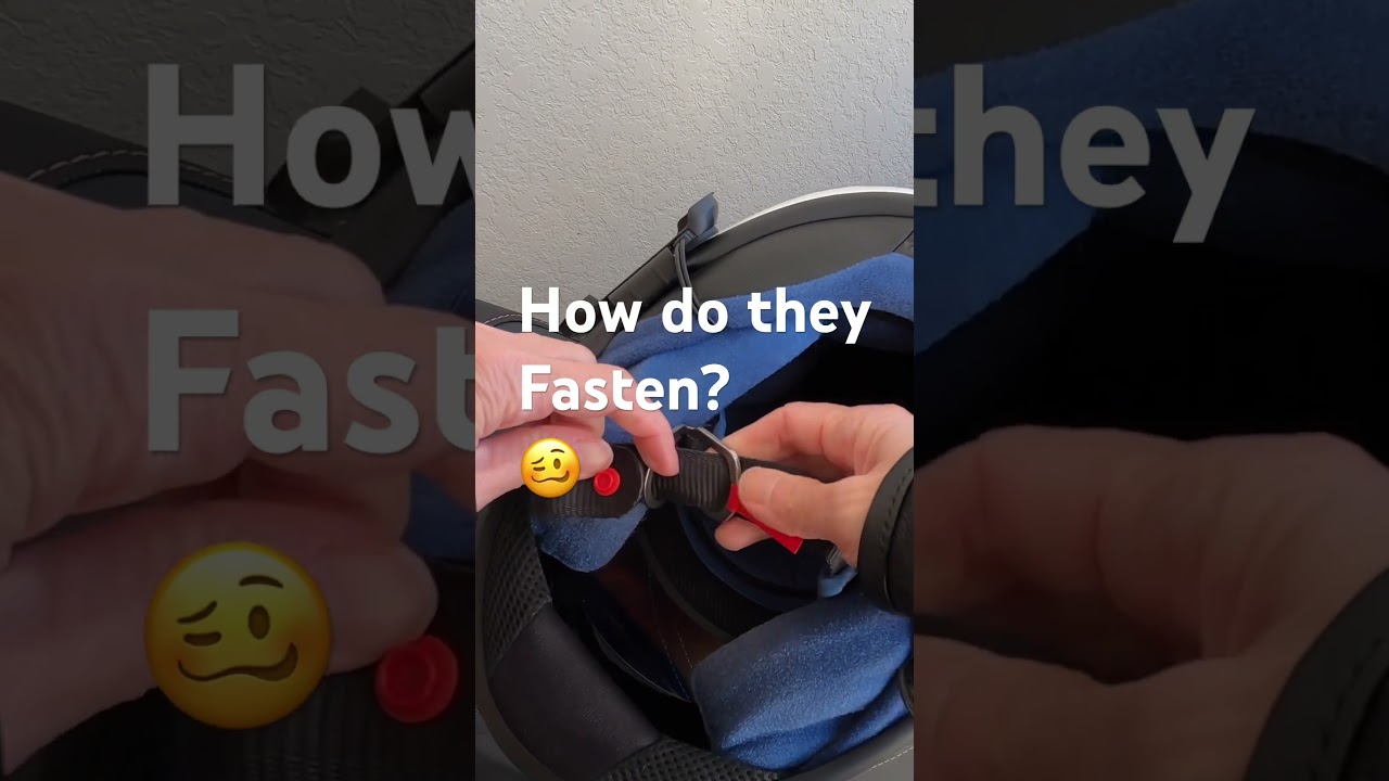 Motorcycle Helmet - How To Use Double D Rings | Fasten & Secure #safetygear #ridersafety #canamryker