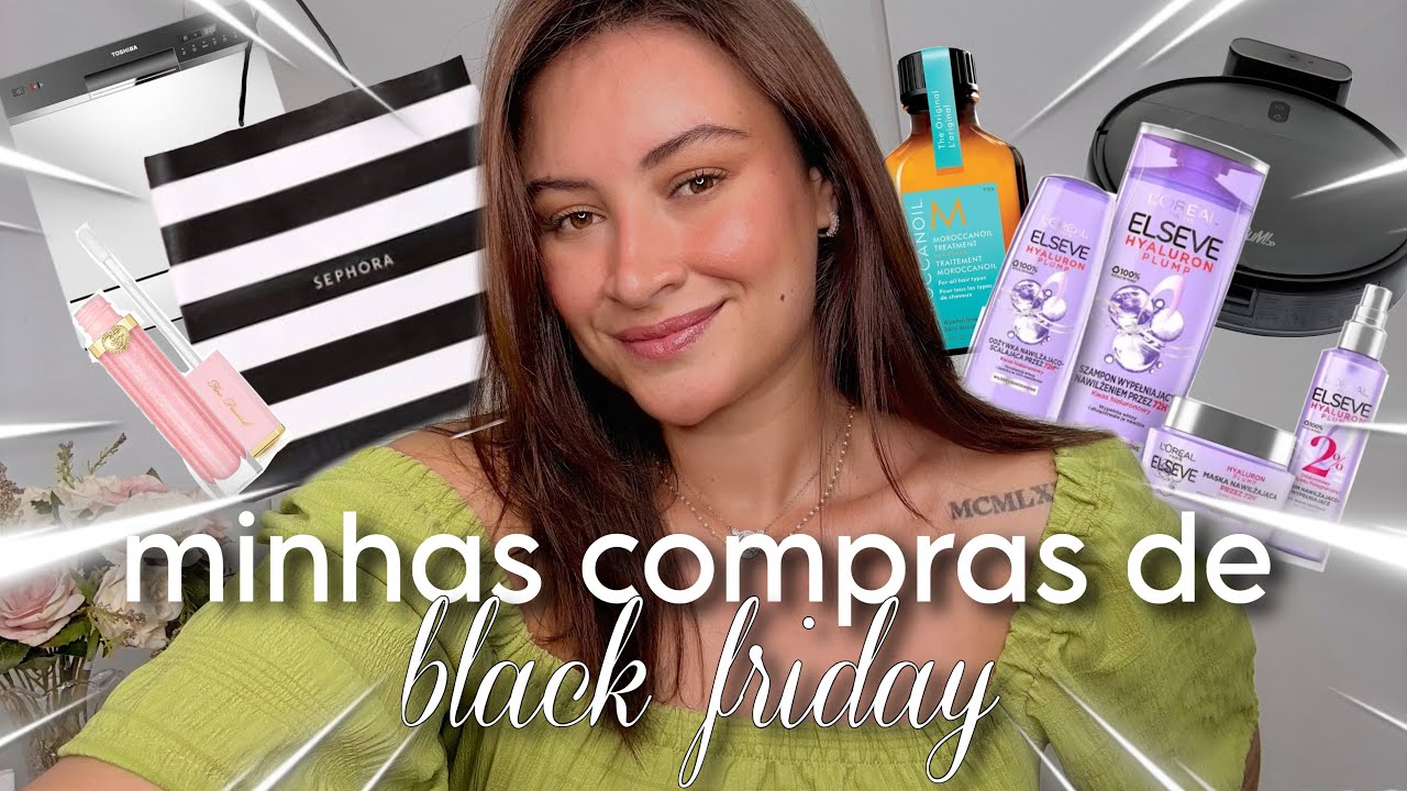 Minhas COMPRAS de BLACK FRIDAY | Sephora, Amazon e Mercado Livre: MUITOS Produtos de BELEZA e CASA 🤩