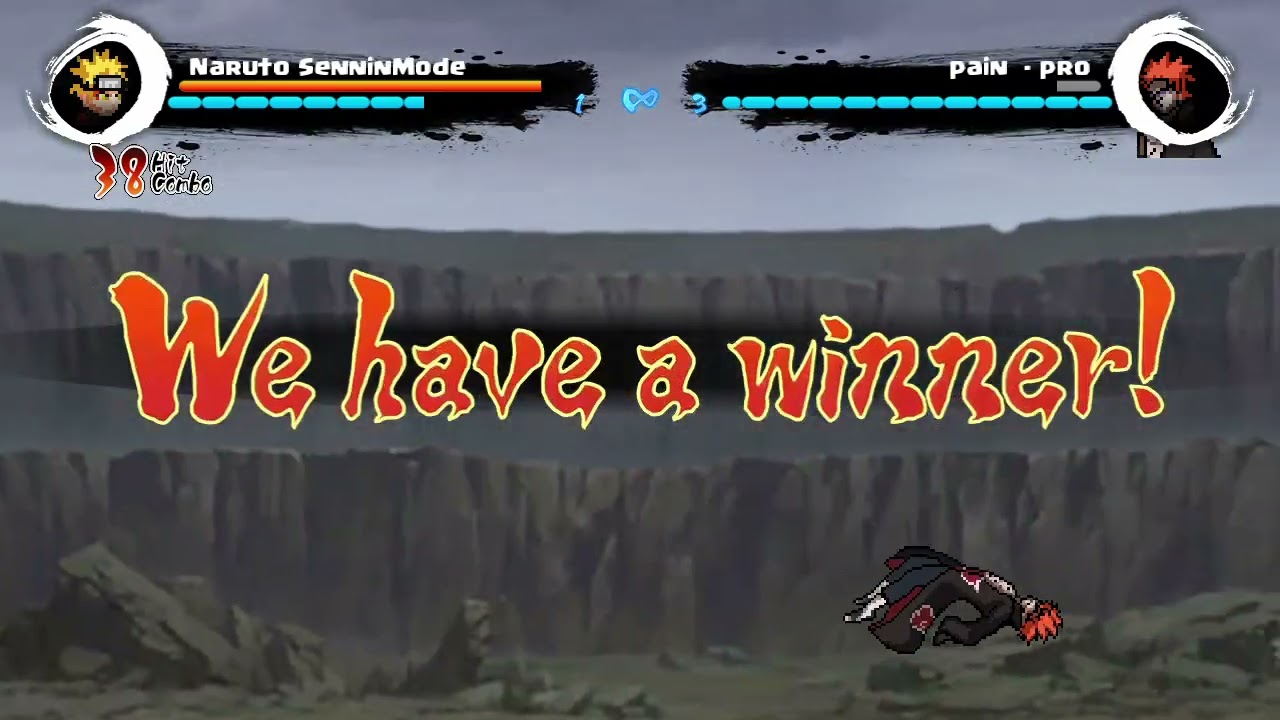 Naruto x Boruto Ninja Tribes V2 Mugen Battle Naruto Vs Pain(Revanche)