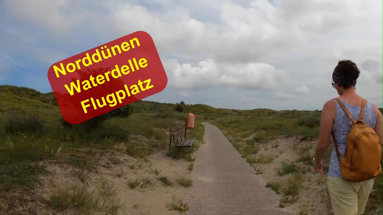 Borkum entdecken auf zwei Rädern 5;  Norddünen – Waterdelle - Flugplatz