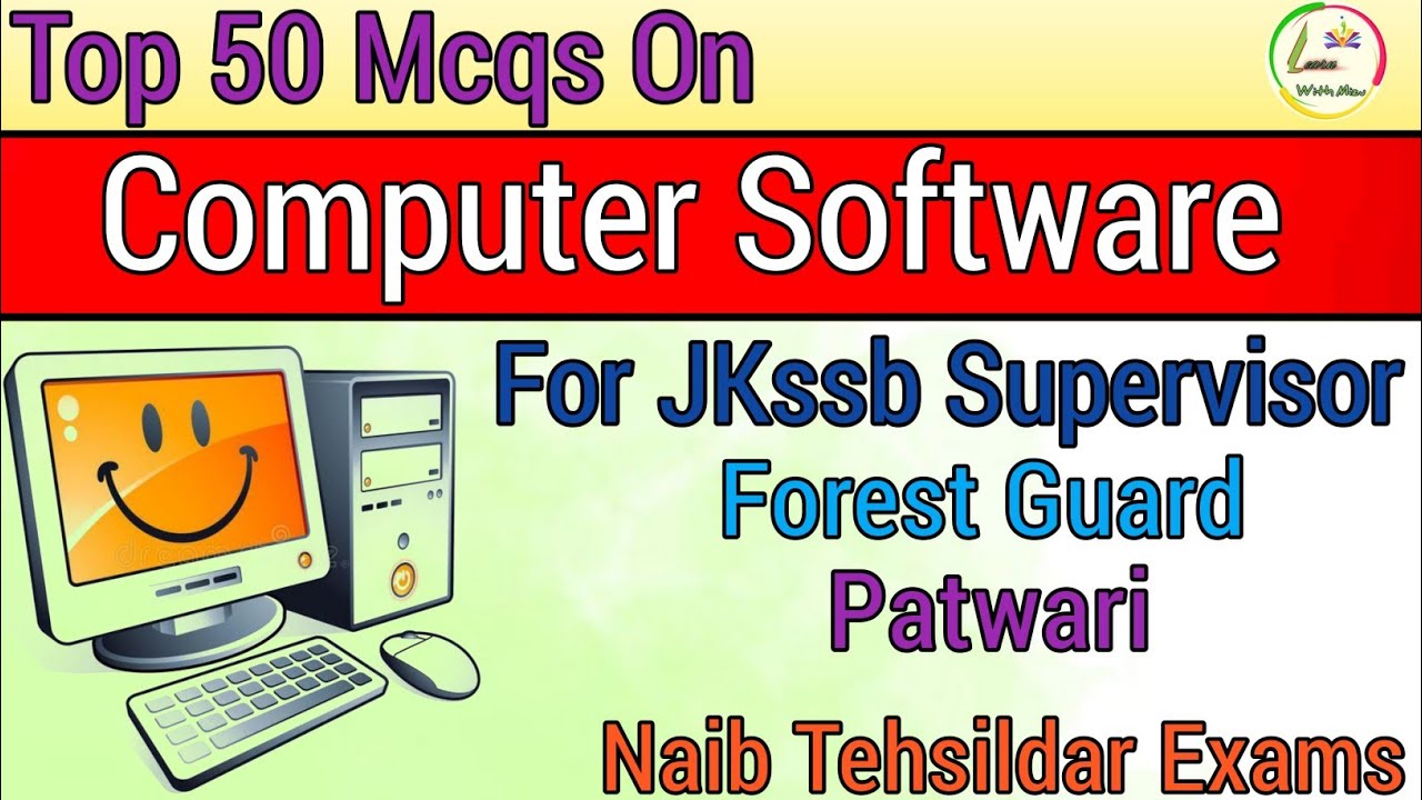 MARATHON ON  || COMPUTER SOFTWARE || MCQs || ALL JKSSB || SSC || COMPETITIVE EXAMS.