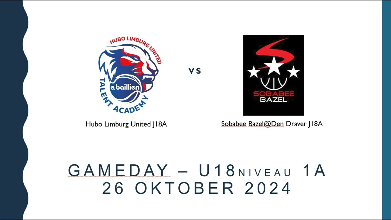 U18: Hubo Limburg United    -    Sobabee Bazel@Den Draver
