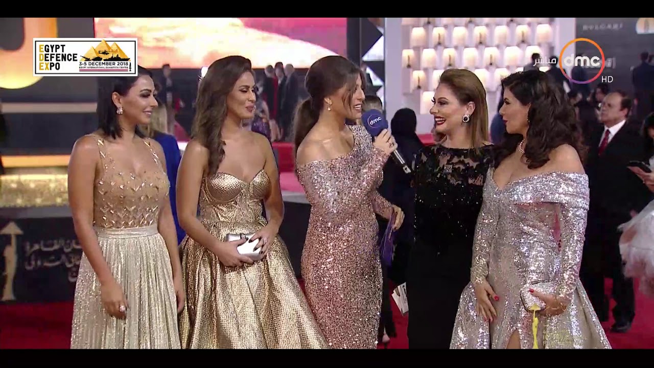 ختام مهرجان القاهرة السينمائي -  حوار خاص مع جميلات عائلة حمدان من على الريد كاربت