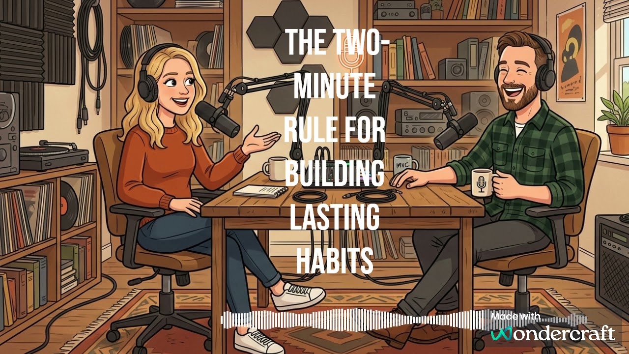The 2-Minute Rule: The Easiest Way to Build Any Habit 😴 | Moo & Rick Ep. 3 | Relaxing English