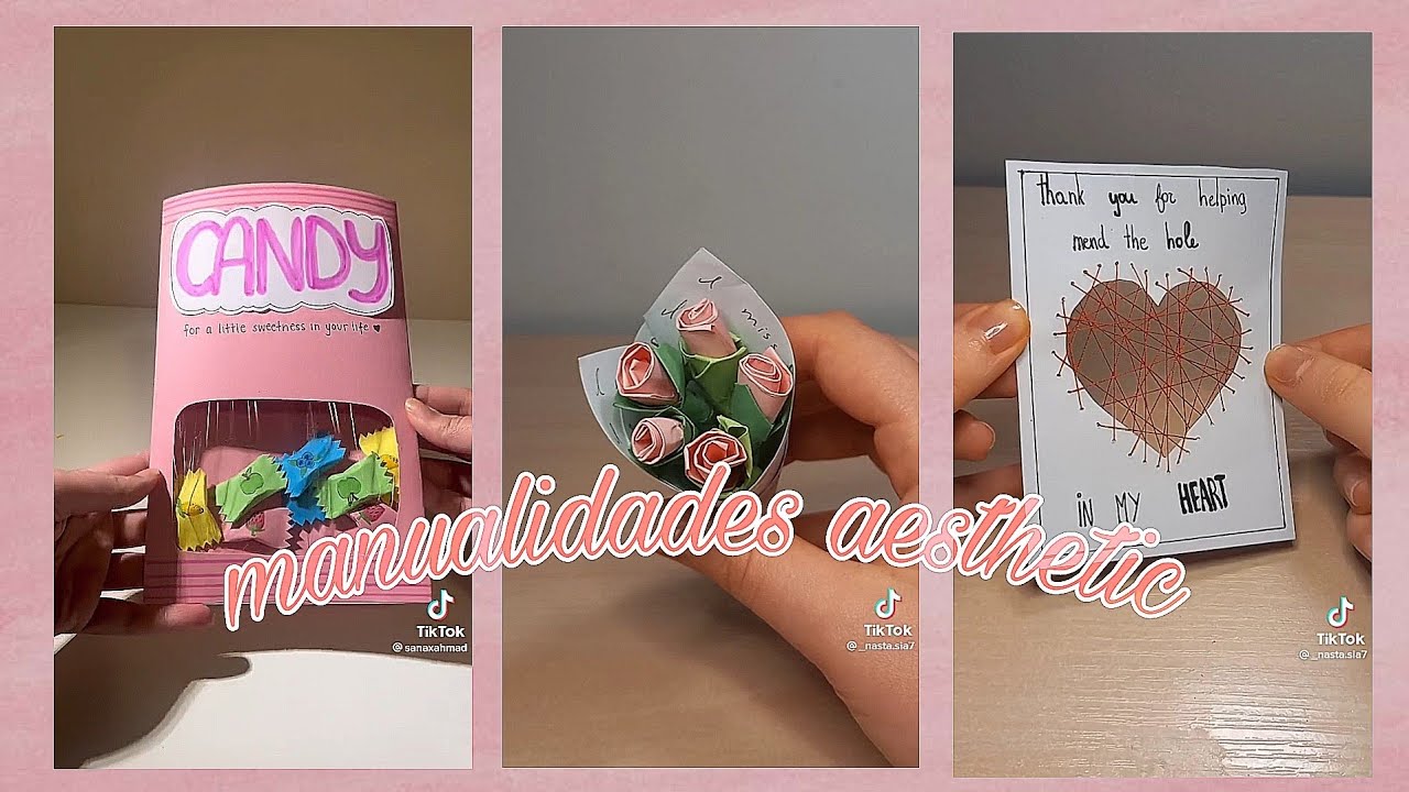 MANUALIDADES AESTHETIC PARA REGALAR