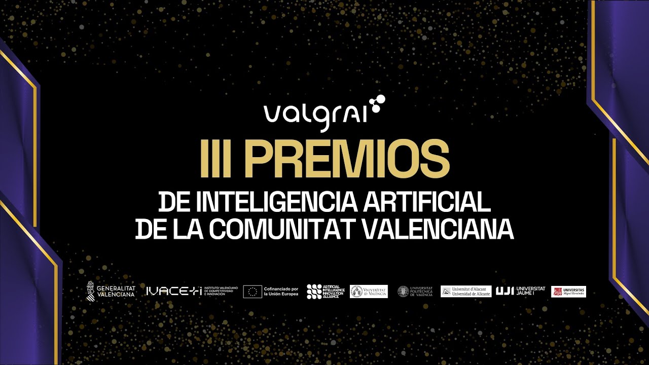 III Premios ValgrAI de Inteligencia Artificial de la Comunitat Valenciana