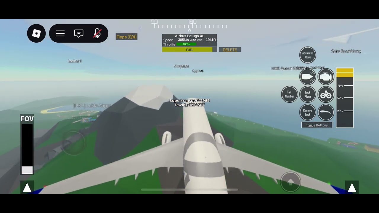 Me flying in ptfs roblox