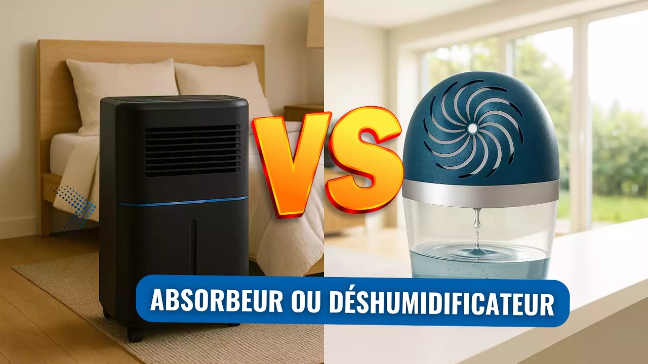 Absorbeur d'humidité ou déshumidificateur électrique : Quelles différences ?