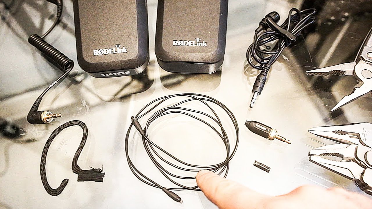 RodeLink tips: Broken cable, interference, backup lav mic, glued Micon connector.