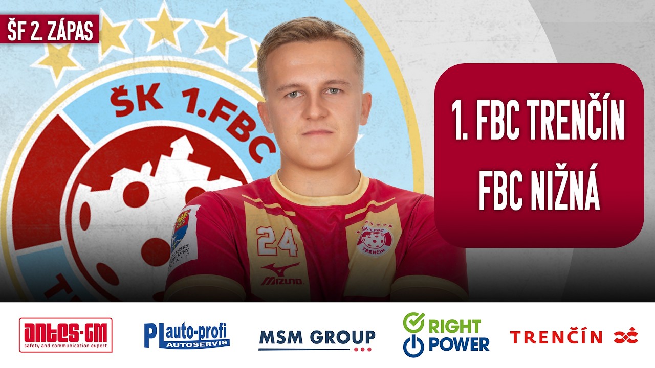LIVESTREAM | PLAY OFF Extraliga muži | 1. FBC Trenčín - FBK Nižná | 8.3.2026