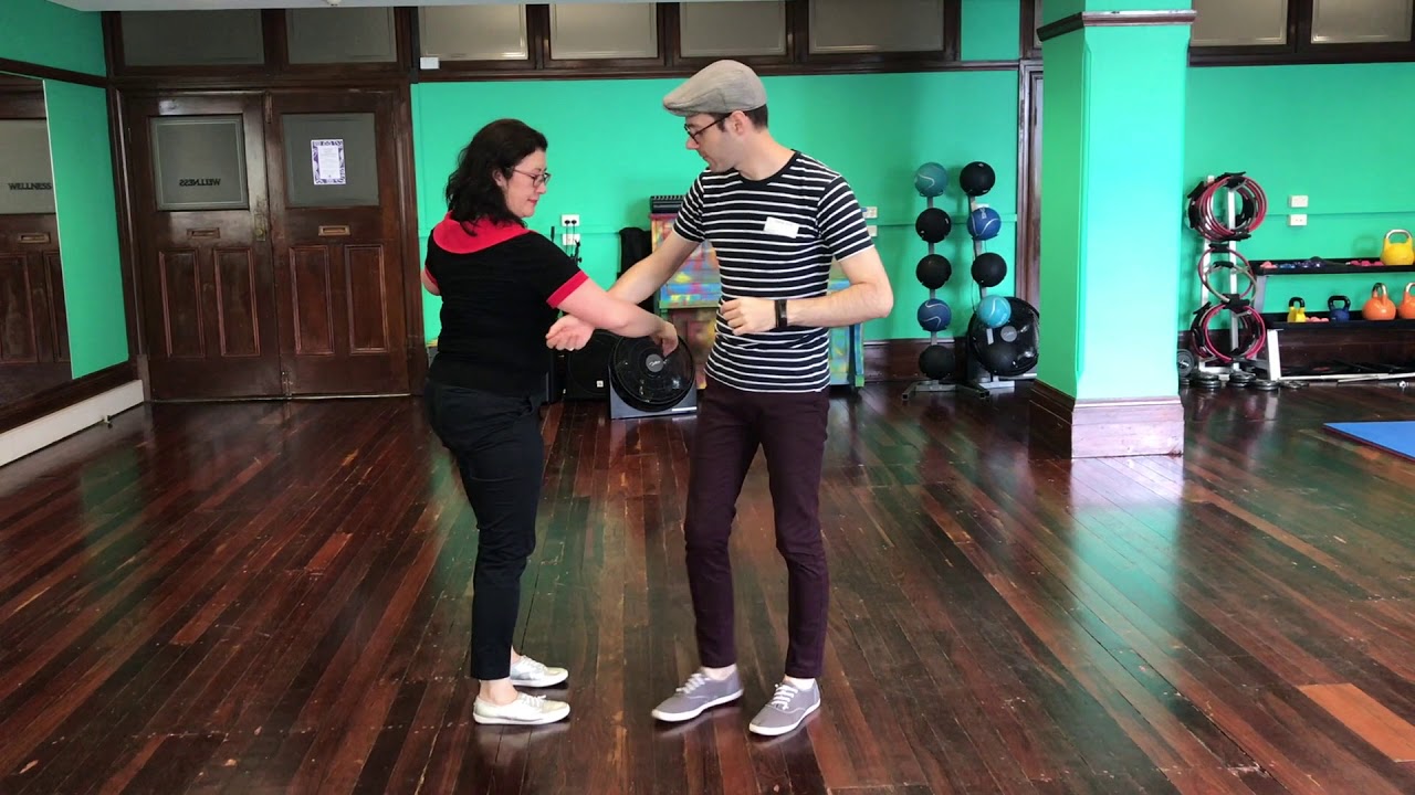 Swing Dancing - Lasso (Belt Turn) and Day at the Races - Dec18